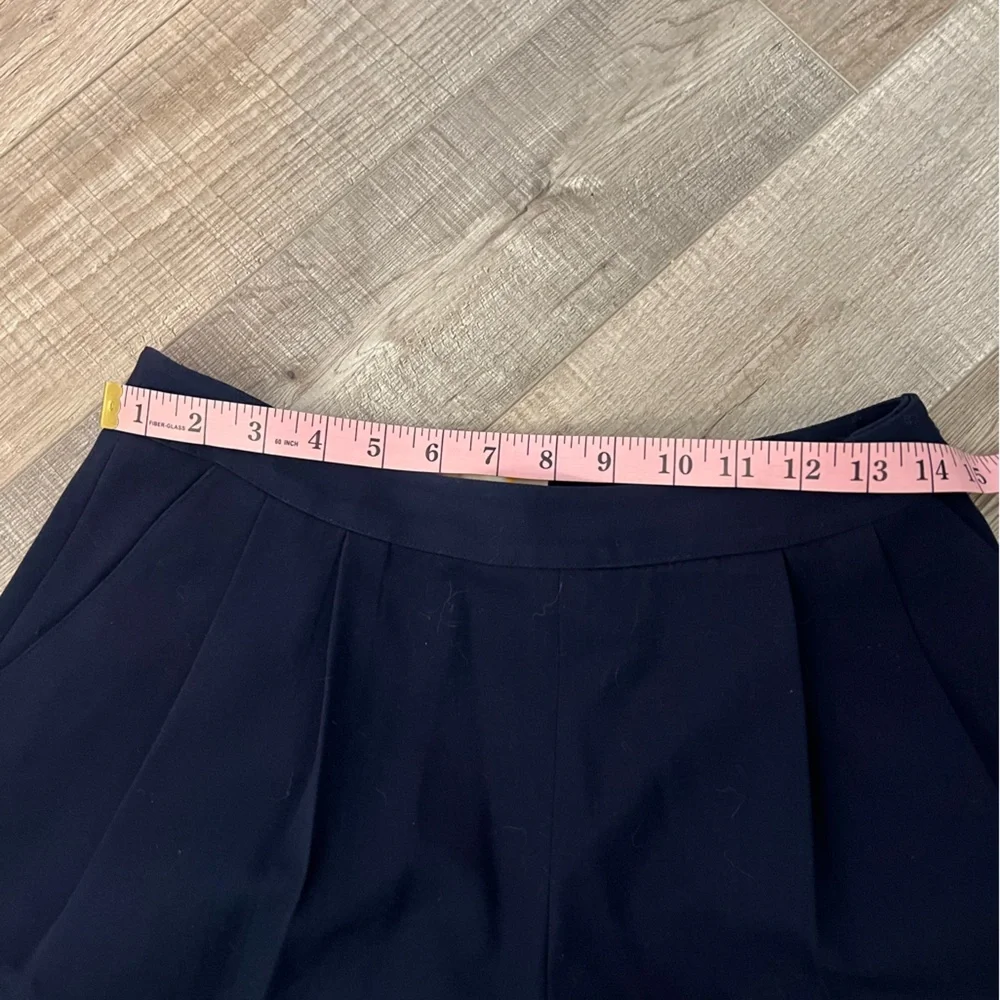 Vintage Liz Claiborne Women's Navy Trousers 100% wool sz 12 EUC